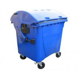 Plastový kontejner 1100 litrů - modrý