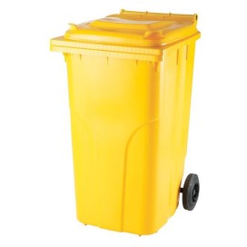 Plastová popelnice 240 L - žlutá