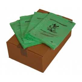 Sáčky na psí exkrementy - PVC zelené, blok 50 ks sáčků